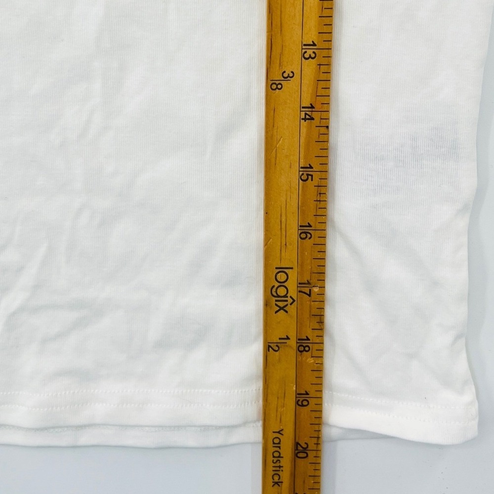 Edikted 8 Ball Graphic Baby Tee M White Short Sleeve‎ T-Shirt Retro Trendy Y2K - Picture 5 of 6
